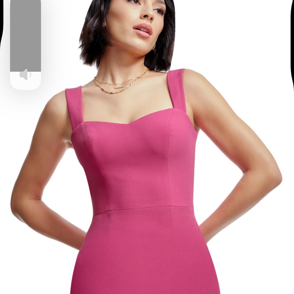 Dress the population Elegant Pink Sleeveless Dress